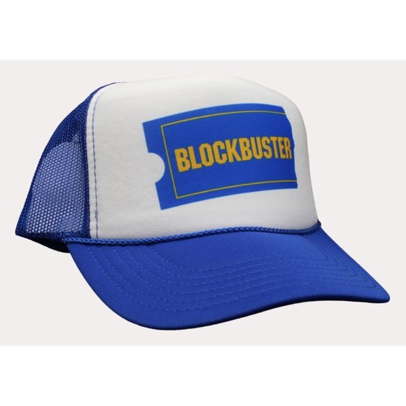 BLOCKBUSTER Trucker Hat Mesh Hat Adjustable Cap - Picture 2 of 3